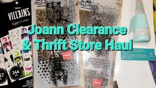 Joann Clearance & Thrift Store Haul