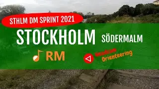 Headcam Orienteering: Eriksdal (S&ouml;dermalm) | Stockholm DM Sprint 2021 | Sweden