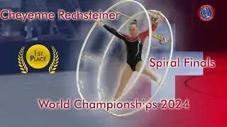 Cheyenne Rechsteiner World Championships 2024 in Gymwheel Woman Spiral Finals 1st Place