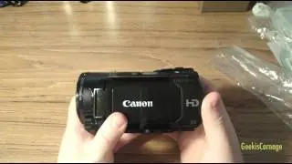 Canon Vixia HF-S20 HD Camcorder Unboxing & Overview
