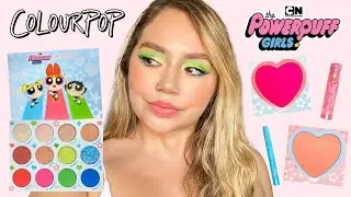 COLOURPOP X POWERPUFF GIRLS COLLECTION | SWATCHES, REVIEW + TUTORIAL | Makeupbytreenz
