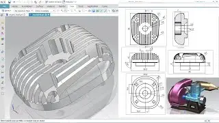 #NX 12 #Assembly #Engine Head