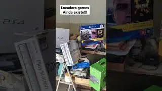 locadora Games ainda existe!!! xbox ps2 ps4