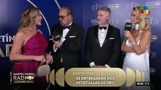 ⭐️LA ALFOMBRA ROJA DE LOS MARTÍN FIERRO DE RADIO: NOVARESIO, MANGEL, PAMELA DAVID Y MÁS