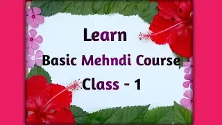 Basic Mehndi Line Practice||Learn All Mehndi Lines Step By Step|| Mehndi class||Mehndi Course||