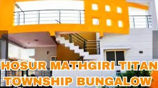 Hosur City 🏙️ Mathgiri Titan Township Bungalow House 🏠 2 Bhk