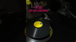 The Cult, She Sells Sanctuary 45rpm 12&rdquo; Maxi single vinyl record