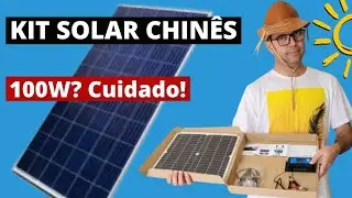 Kit Solar CHIN&Ecirc;S d&aacute; quantos WATTS?