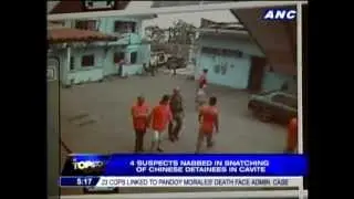 4 suspects in snatching of Chinese drug lords arrested