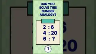 ❓🧩 2:6, 4:20, 6:? | Logical Reasoning for Competitive Exams #maths