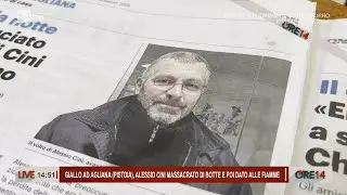 Alessio Cini massacrato di botte e poi dato alle fiamme - Ore 14 del 10/01/2024
