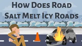Why does salt melt ice on roads?