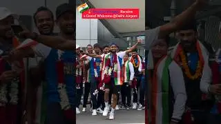The Indian men's hockey team returns home with Olympic bronze🥉l Indian hockey l Paris Olympics 2024