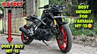 Minimum Height For Yamaha MT-15 🔥