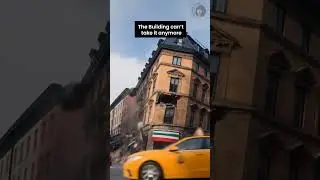 Shocking Urban Collapse Caught on Camera | Building Destruction in Cinematic Detail. #shorts