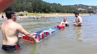 Floating Beer Pong!