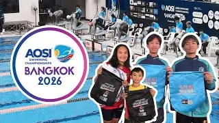 DAY 1 of the AOSI Swimming Championship Bangkok 2026
