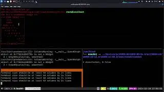 Looks Like Live Hacking in Linux terminal Using Hollywood library! #hacking #hollywood #livehacking