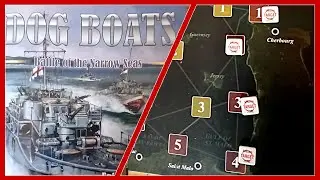 Gameplay examples in Dog Boats -  WW2 Solitaire Wargame