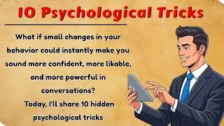 10 Psychological Teicks || Graded Reader || Improve Your English || Learn English