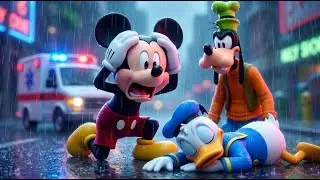 Oops! Donald Slips in the Rain! ☔ Doctor Goofy & Minnie Save the Day | Funny Mickey Mouse Animation