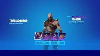 Fortnite - God of War Kratos bundle showcase review