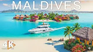 Maldives 4K Paradise ⛵ Crystal Blue Waters & Dream Beaches | Deep House Chill Mix 2025