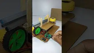 Automatic electric gun - dc motor  #tech #project #diy #youtubeshort