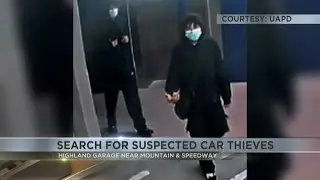 University of Arizona police searching for two car thieves