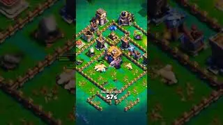 Versus battle coc/versus battle base level 7 #shorts