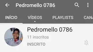 VOU SER EDITADOR DE V&Iacute;DEOS DO CANAL PEDROMELLO 0786