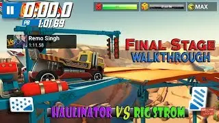 Final Stage Level 50 hot wheels race off WALKTHROUGH | RIG STROM&trade; vs HAULINATOR&trade; who's gonna win ? |