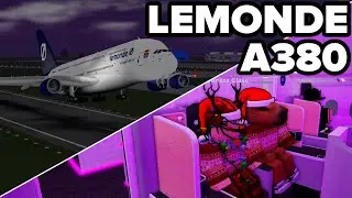 Lemonde Airlines A380 Flight In Business Class! (feat. @idxluaviation )