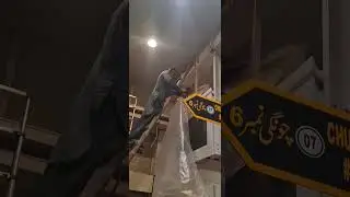 mini vlogs LCD installation work on site #1