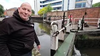 An Englishman Shows Me A Wooden Nottingham Lock From the 1700's
