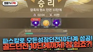 [세나리버스] 파스칼원맨쇼! 공략무시 모든성장던전 10단계 클리어!