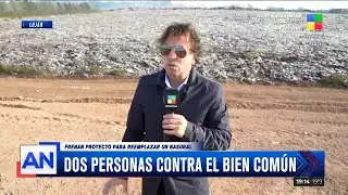 DOS PERSONAS CONTRAL el BIEN COMÚN: FRENAN un PROYECTO ECOLÓGICO