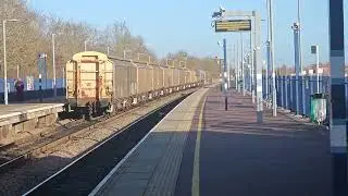 GBRR Class 66751( Inspiration deliverd - ( hitachi rail europ ) through oxford parkway 19/12/25