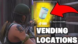 FORTNITE VENDING MACHINE LOCATIONS! (Tutorial)