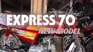 Express 70 Motorcycle Model 2026 | Express E70 Bike 2026 Red Color