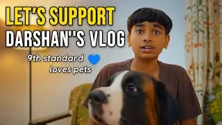 Age is just a number when passion is big. Support Darshan&rsquo;s pet vlog journey! ❤️🐶
