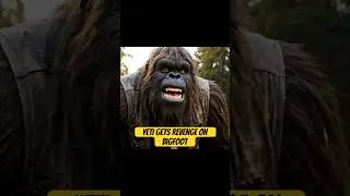 Yeti Gets Revenge on Bigfoot | Funny Cryptid Comedy #Shorts