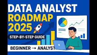 Your Complete Roadmap to Become a Data Analyst in 2025 🚀 | Skills, Tools & Career Growth Guide