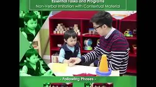ABA Program - Non-Verbal Imitation with Contextual Material 非語言模仿(具提示性的物件)