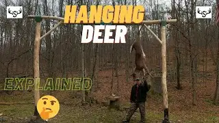 Hanging Deer Off Grid...The explanation of the Buck Pole.