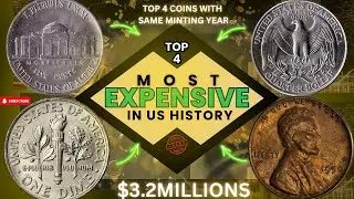 TOP 4 SUPER ULTRA RAREST COINS IN US HISTORY WORTH IN MILLIONS | RARE US DIMES | RARE US QUARTERS