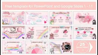 Free Aesthetic Kawaii Template for PowerPoint, Google Slides and Canva
