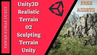 Unity Terrain Sculpting | Unity Terrain Tutorial | Unity Environment Tutorial - 02