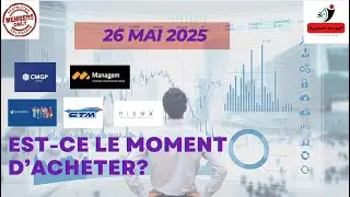 Bourse de Casablanca. Analyse fondamentale et technique des actions CTM, MNG, MUT, RIS et CMG.