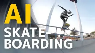 Wonder Studio AI - Robot Skateboarding